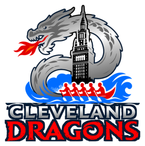 Cleveland Dragons dragon boat and Terminal Tower logo